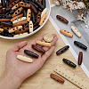 96Pcs 8 Styles DIY Wooden Toggle Horn Buttons FIND-FG0004-63-3
