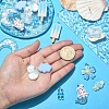 30Pcs 10 Styles Opaque & Transparent  Resin Pendants RESI-CJ0003-02-4