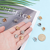 20Pcs 2 Colors Allloy Anti-glare Lapel Pins Brooches JEWB-AR0001-24B-5