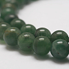 Grade AB Natural Green Aventurine Bead Strands G-G666-01A-4