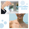 24Pcs 6 Styles Ocean Series Synthetic Turquoise Pendant Decorations HJEW-FH00109-6