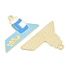 Medical Theme Alloy Enamel Pendants AL-CBA2919-03G-10A-2