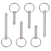 6Pcs 3 Styles 316 Surgical Stainless Steel Ball Pin STAS-AR0002-67-1