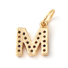Brass Micro Pave Colorful Cubic Zirconia Charms LS-ZIRC-F092-01-M-2