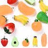 10Pcs 5 Styles Resin Pendants RESI-YW0001-97-1