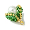 Shell Pearl Beads Glass Pendants PALLOY-MZ00434-5