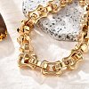304 Stainless Steel Bone Link Bracelets for Women Men BJEW-F488-28G-2