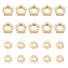 CHGCRAFT 20Pcs 2 Style Brass Beads KK-CA0001-82-1