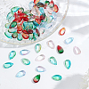 Transparent Czech Glass Beads GLAA-WR0001-03B-4
