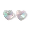 Transparent Faceted Glass Charms RGLA-L026-B15-2