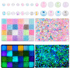 24 Styles Luminous Glass Seed Beads SEED-PH0001-72-1