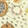 60Pcs 15 Styles Tibetan Style Alloy European Beads FIND-YW0005-07-6