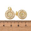 Brass Micro Pave Cubic Zirconia Pendants KK-A265-08G-3