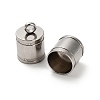 201 Stainless Steel Cord Ends STAS-S167-01G-P-2