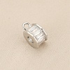 Brass Micro Pave Cubic Zirconia Tube Bails KK-WH0096-02G-P-1