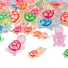48Pcs 12 Styles Luminous Resin Pendants JACR-TA0001-02-3