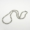 Tarnish Resistant Figaro Chain Necklace for Men LS-NJEW-F027-03-7mm-1