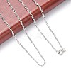 316 Surgical Stainless Steel Cable Chain Necklaces NJEW-JN01047-04-3