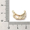 Brass Micro Pave Cubic Zirconia Pendants KK-H455-21G-3
