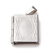 Tarnish Resistant 304 Stainless Steel Locket Pendants STAS-K197-02P-1