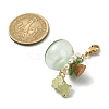 Glass Empty Wishing Bottles Pendant Decorations HJEW-TA00062-3