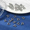 SHEGRACE Brass Spring Ring Clasps XGRPCN623-017P-4