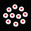 Opaque Acrylic Beads X-ACRP-T004-02A-1