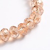 Electroplate Glass Beads Stretch Bracelets BJEW-JB02012-05-3