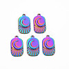 201 Stainless Steel Pendants STAS-S119-155M-1