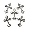 Alloy Rhinestone Cross Big Gothic Pendants LS-ALRI-1475-NR-2