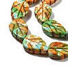 Spray Painted Synthetic Turquoise Beads Strands X-G-E617-A06-02-4