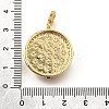Brass Micro Pave Cubic Zirconia & Enamel Pendants KK-R222-14G-02-3