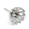 Non-Tarnish 304 Stainless Steel Stud Earring Settings LS-X-STAS-T008-146-1