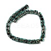 Handmade Dichroic Foil Glass Beads Strands DICH-U001-07D-2