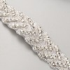 Alloy Rhinstone Chain Belt AJEW-WH20072-39D-2