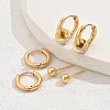 3 Pairs Minimalist Stainless Steel Earrings Sets KR5493-4
