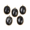 Natural Labradorite Pendants STAS-F322-15G-06-1