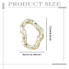 1Pc Zinc Alloy Claw Hair Clips for Woman Girls Thick Hair PHAR-LP0003-003G-2