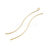 Brass Earring Findings KK-A274-17E-G-2