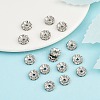 Brass Rhinestone Spacer Beads RB-A014-L10mm-01P-3