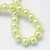 Baking Paint Pearlized Glass Pearl Round Bead Strands X-HY-Q330-8mm-46-4