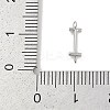 304 Stainless Steel Letter Connector Charms STAS-M108-01P-09-3