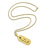 Constellation 304 Stainless Steel Micro Pave Clear Cubic Zirconia Wheat Chain Pendant Necklaces for Women Men LS-NJEW-U007-01I-2