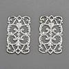 Brass Filigree Joiners KK-E710-57S-1