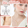 12Pcs 2 Colors Rack Plating Brass Micro Pave Cubic Zirconia Pendants KK-HY0003-89-6