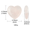 Natural Rose Quartz Heart Palm Stone G-YW0001-52A-3