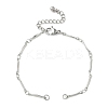 304 Stainless Steel Twisted Bar Chains Bracelet Making AJEW-JB01352-1
