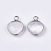 Natural Quartz Crystal Pendants G-N326-80-2