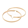 201 Stainless Steel Big Hoop Earrings with 304 Stainless Steel Pins for Women EJEW-E146-07G-2