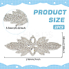 Flower Glass Seed Cloth Sew on Appliques PATC-WH0008-92A-2